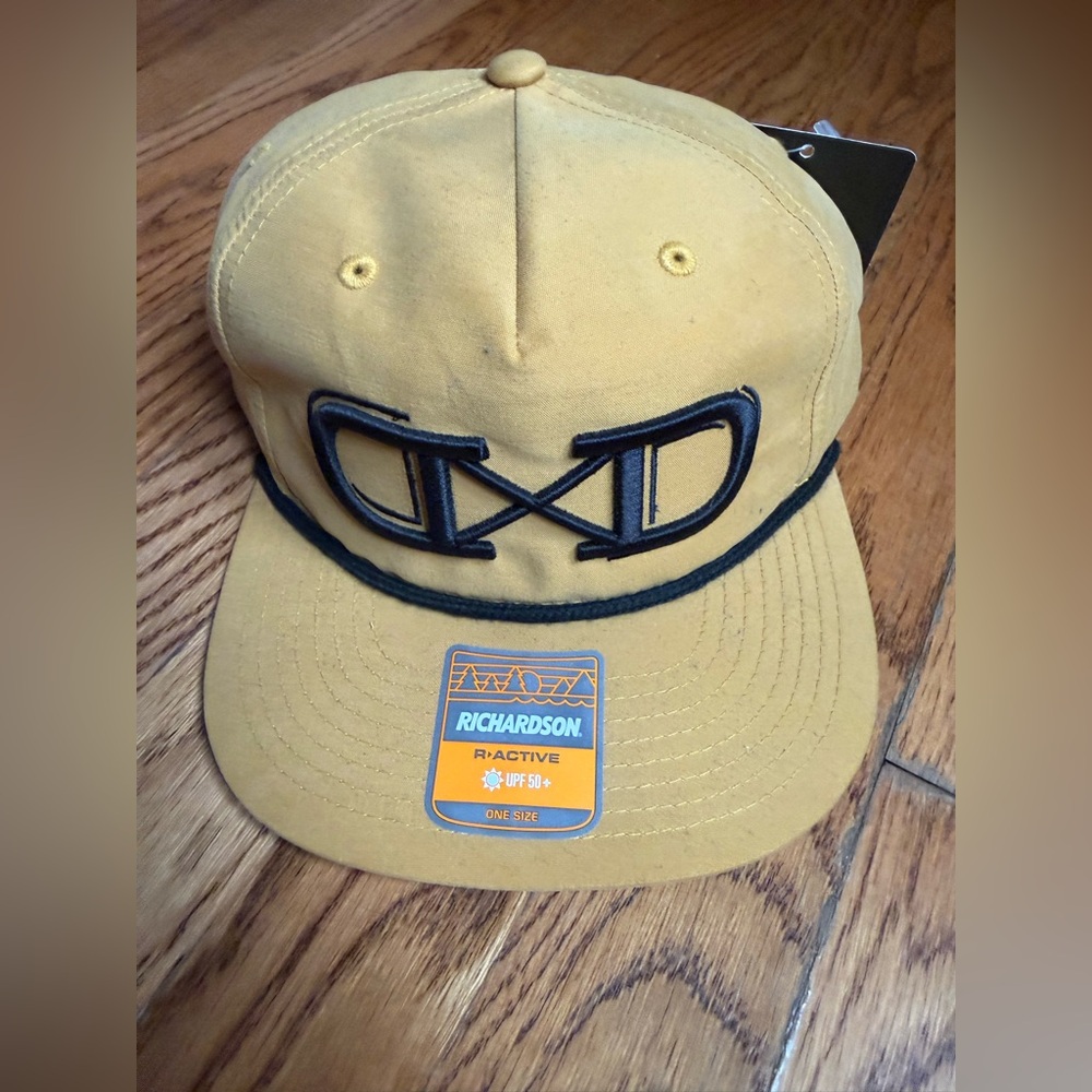 Dixieland Delight brewery Richardson Men’s Yellow Rope-Trim Cap with Black Logo